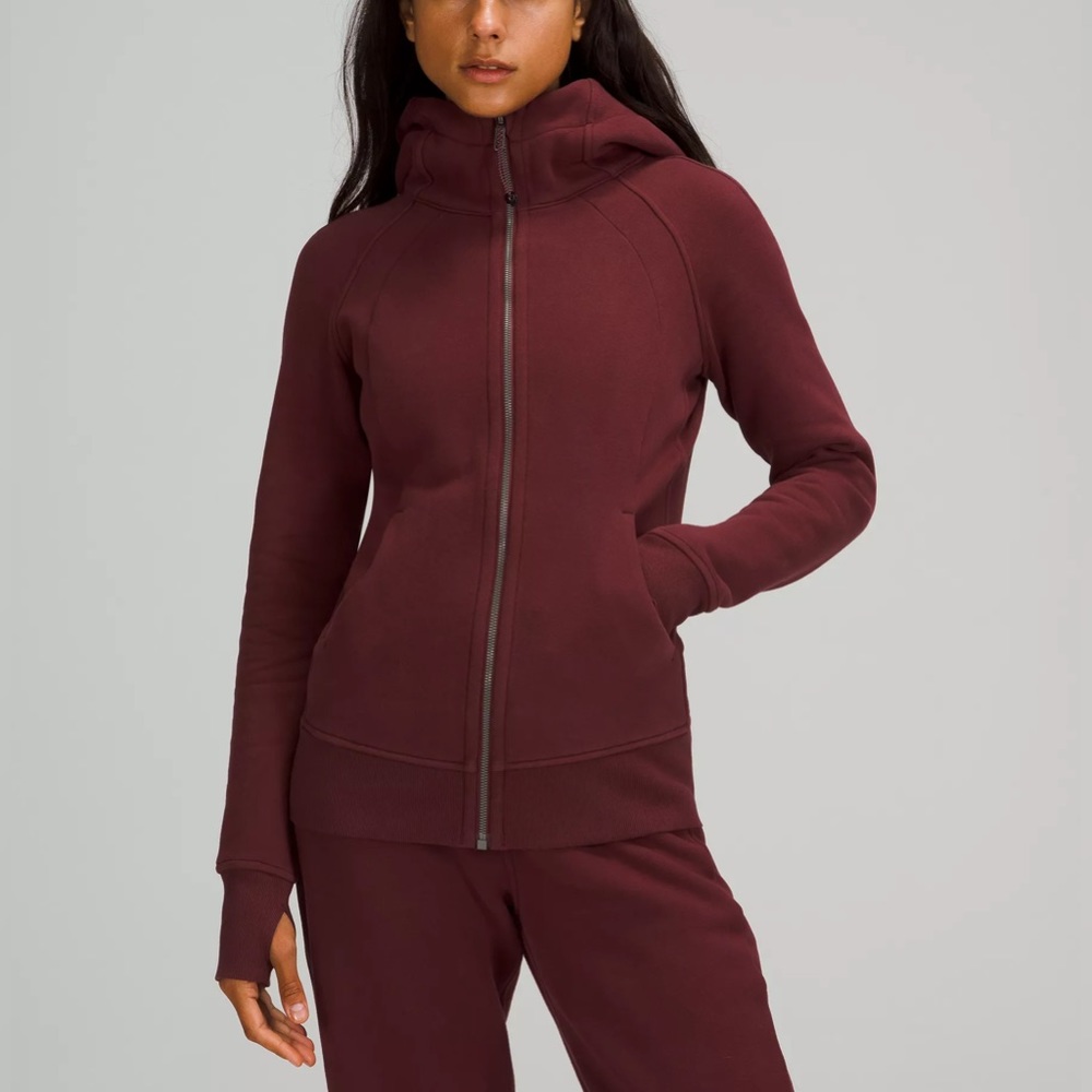 Size 2 LuluLemon Scuba zip-up. Like new condition.